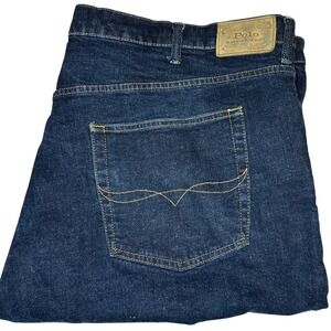 Polo Ralph Lauren Hampton Relaxed Straight Jeans Authentic Denim Men's 50x30 BIG